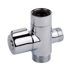 Переключение на душ (дивертор) LD-44 квадратный (латунное картриджное) Touch-Z