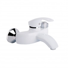 Смеситель для ванной Q-tap MARS-006 с коротким изливом (Белый)